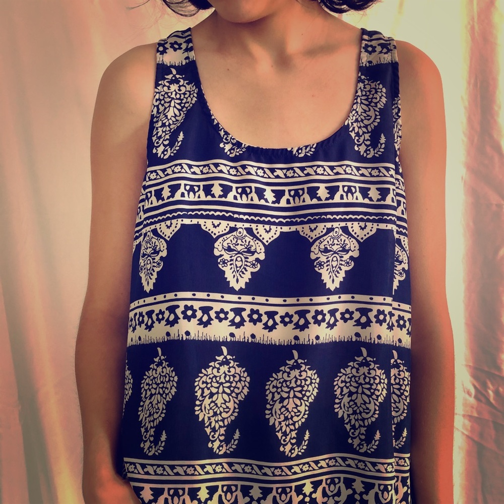 Umgee Palate Print Top